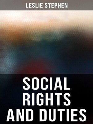 cover image of Social Rights and Duties